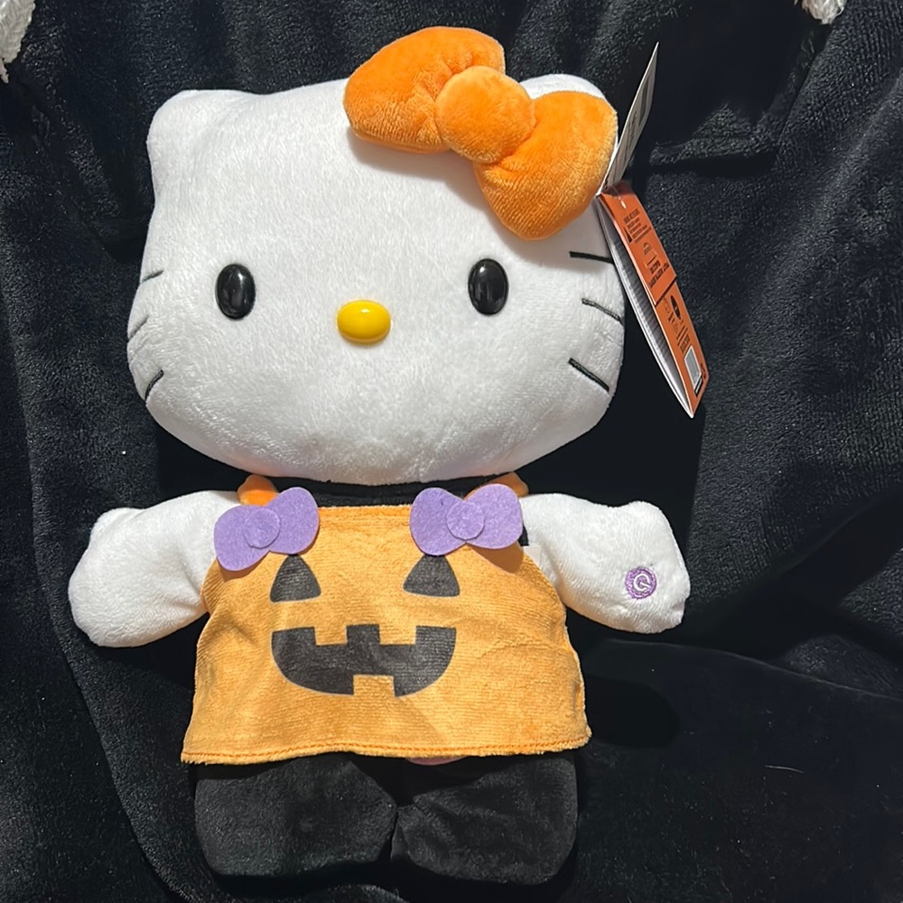 New Hello Kitty Halloween Pumpkin Side Stepper